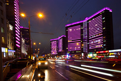 Photo shoot on Moscow streets